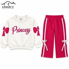 Princess Flapper Bow Luxe Fleece Tracksuit