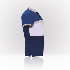 Men’s Navy Colorblock Polo Shirt