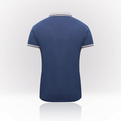 Men’s Navy Colorblock Polo Shirt