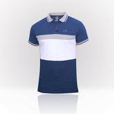 Men’s Navy Colorblock Polo Shirt
