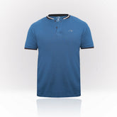 Men’s Premium Blue Henley T-Shirt