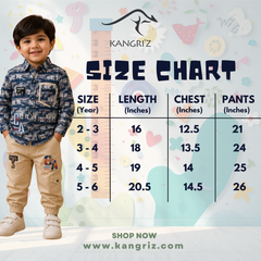 NewYork Boys Shirt With Cotton Cargo Jeans Pants