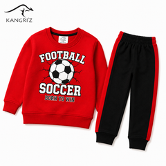 Football Fever Boys Cotton Fleece Tracksuit – Premium Winter Wear