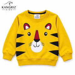 Roaring Tiger Boys 2-Piece Cotton Fleece Tracksuit – Premium Winter Wear