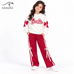 Barbie Flapper Bow Luxe Cotton Fleece Tracksuit