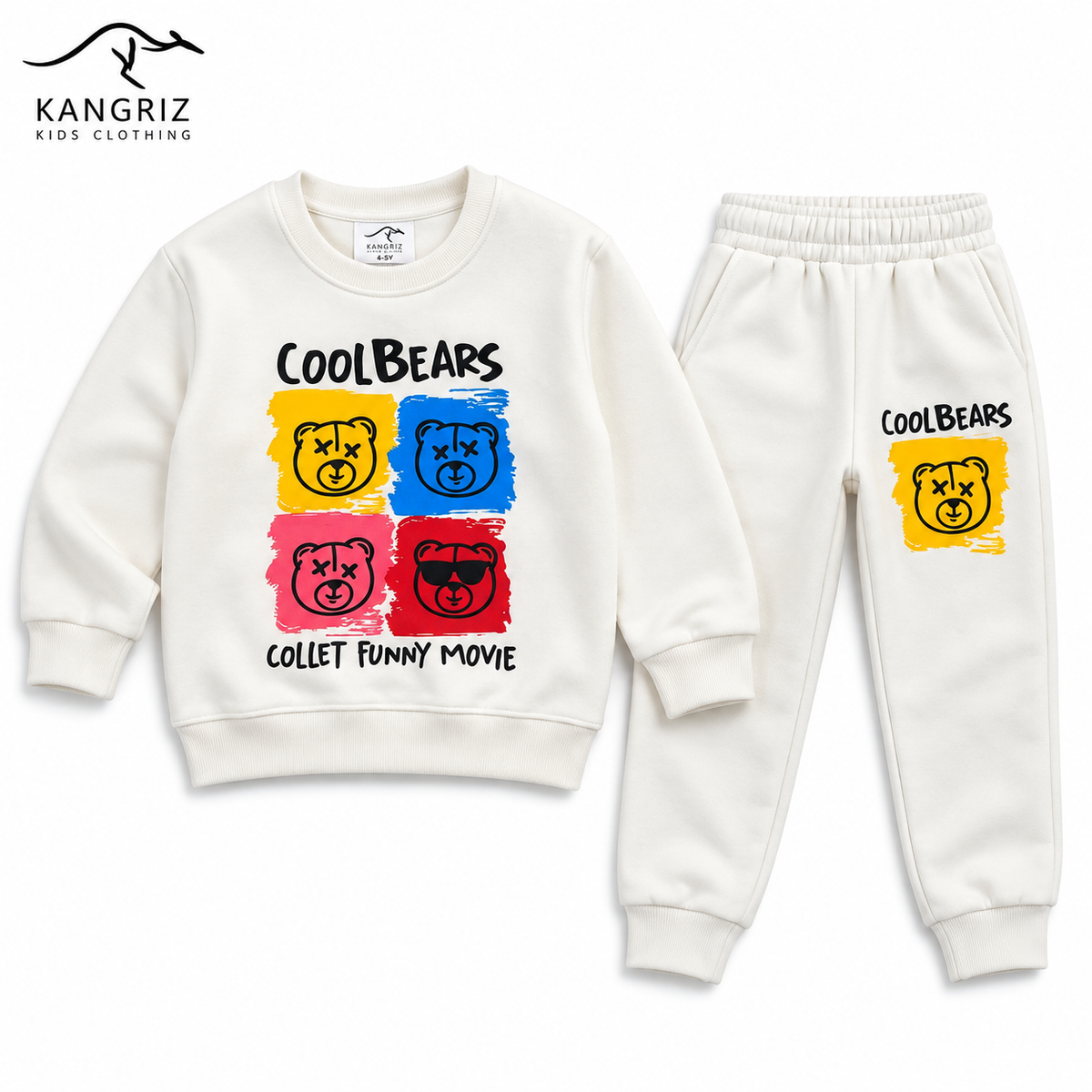 Cool Bears Premium 2-Piece Cotton Fleece Tracksuit