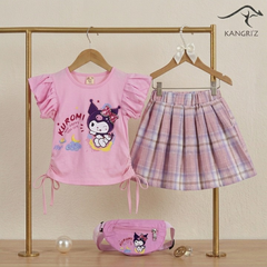 Kuromi Set With Bag